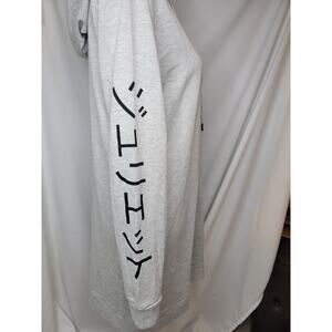 Romeo And Juliet Couture Long Gray Hoodie Medium